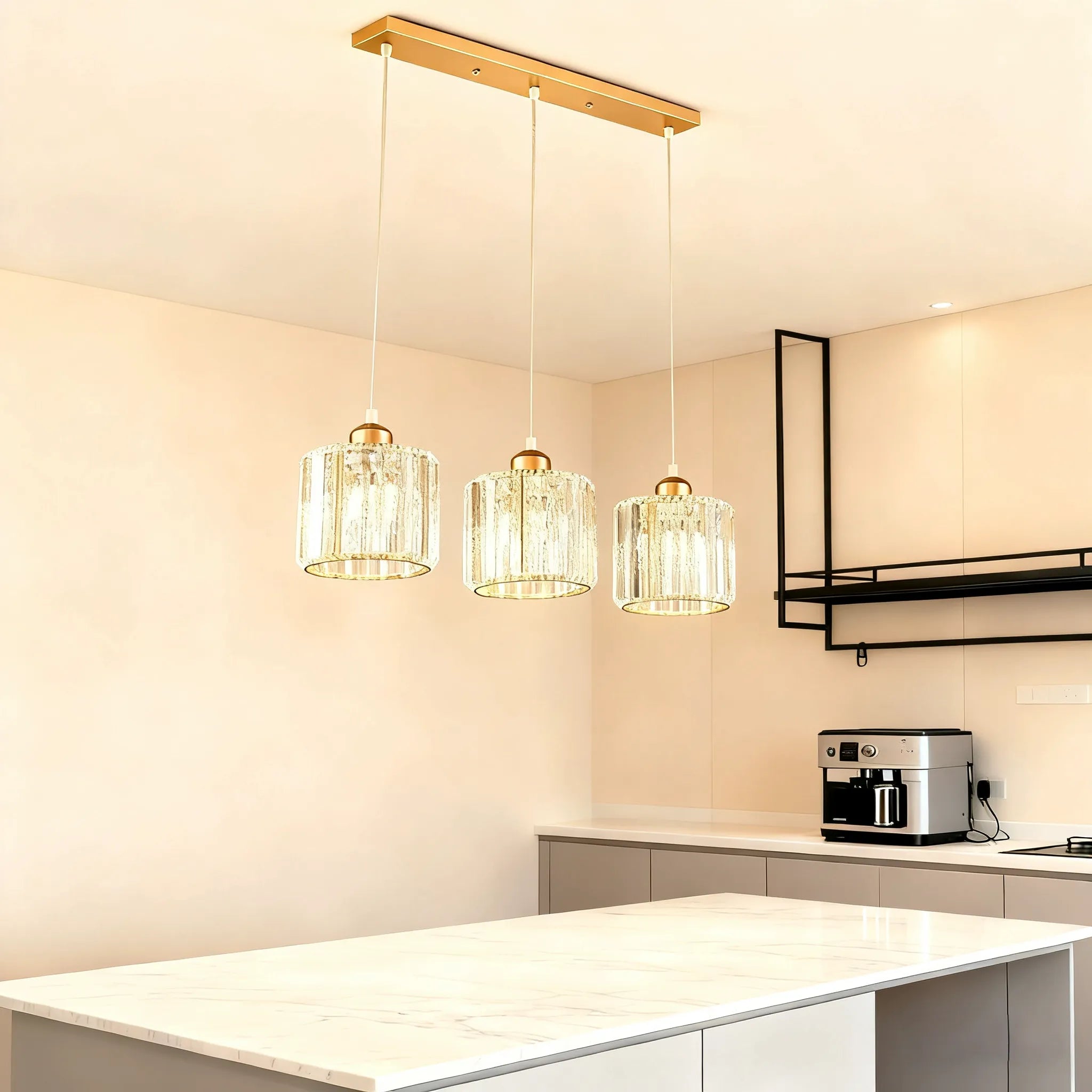 Nordic LED Pendant Light Gold for  Kitchen